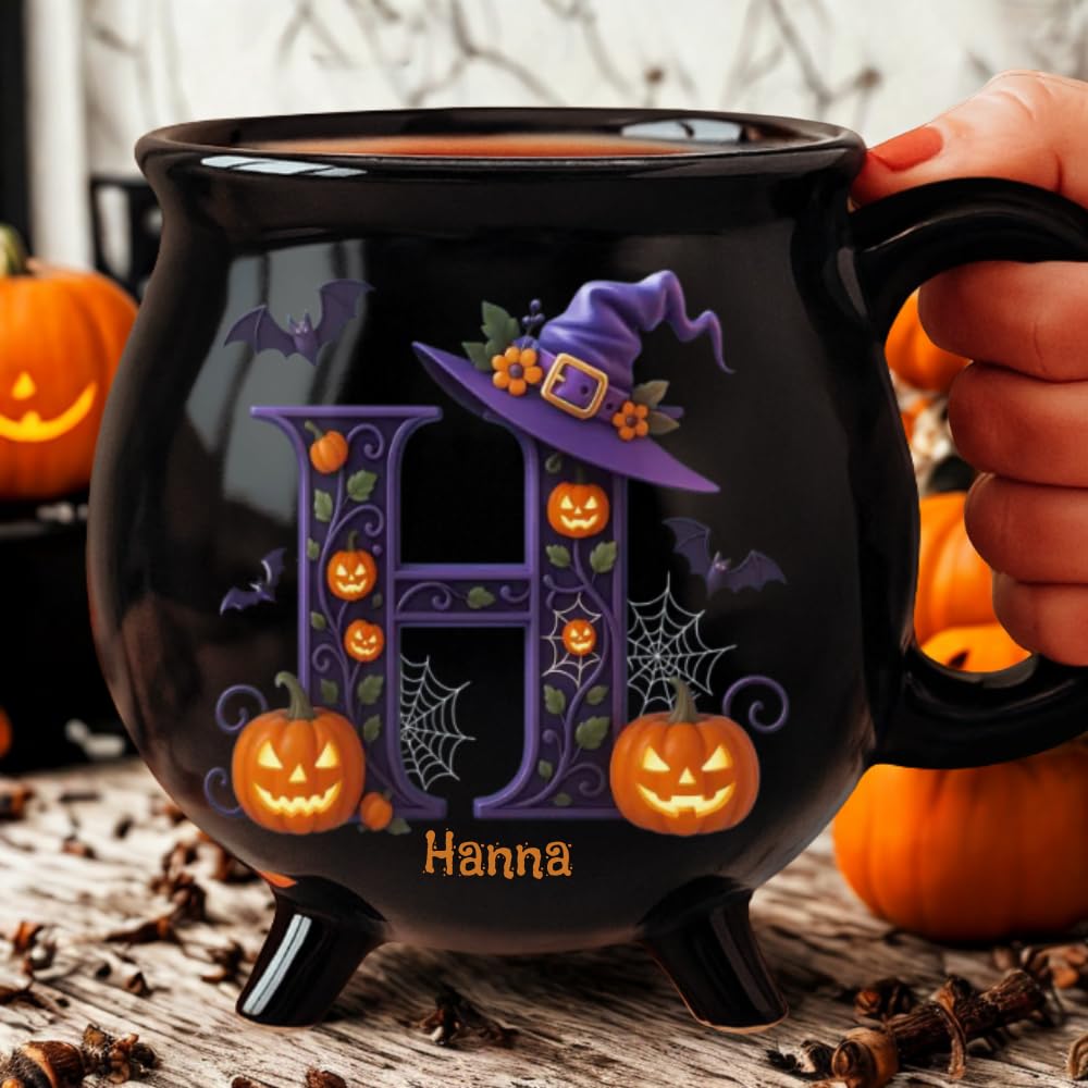 Sherum Ceramic Witch Cauldron Coffee Mug